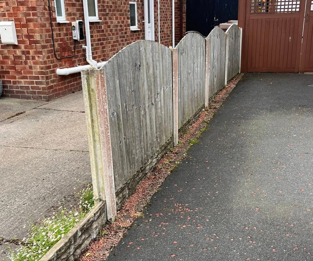 Fence in need of restoration