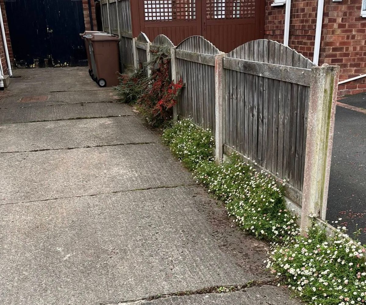 Wirral - Fence in need of restoration